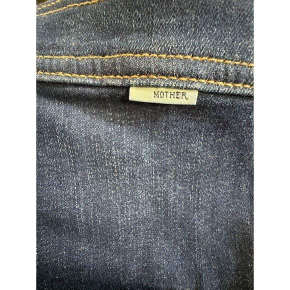 MOTHER The High-Waisted Smokin' Double-Welt Jeans In Off Limits Size 33 - Picture 10 of 12